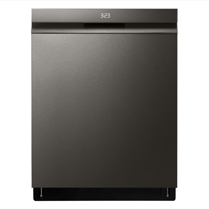 LG Black Stainless Steel Smart Top Control Dishwasher with QuadWash
