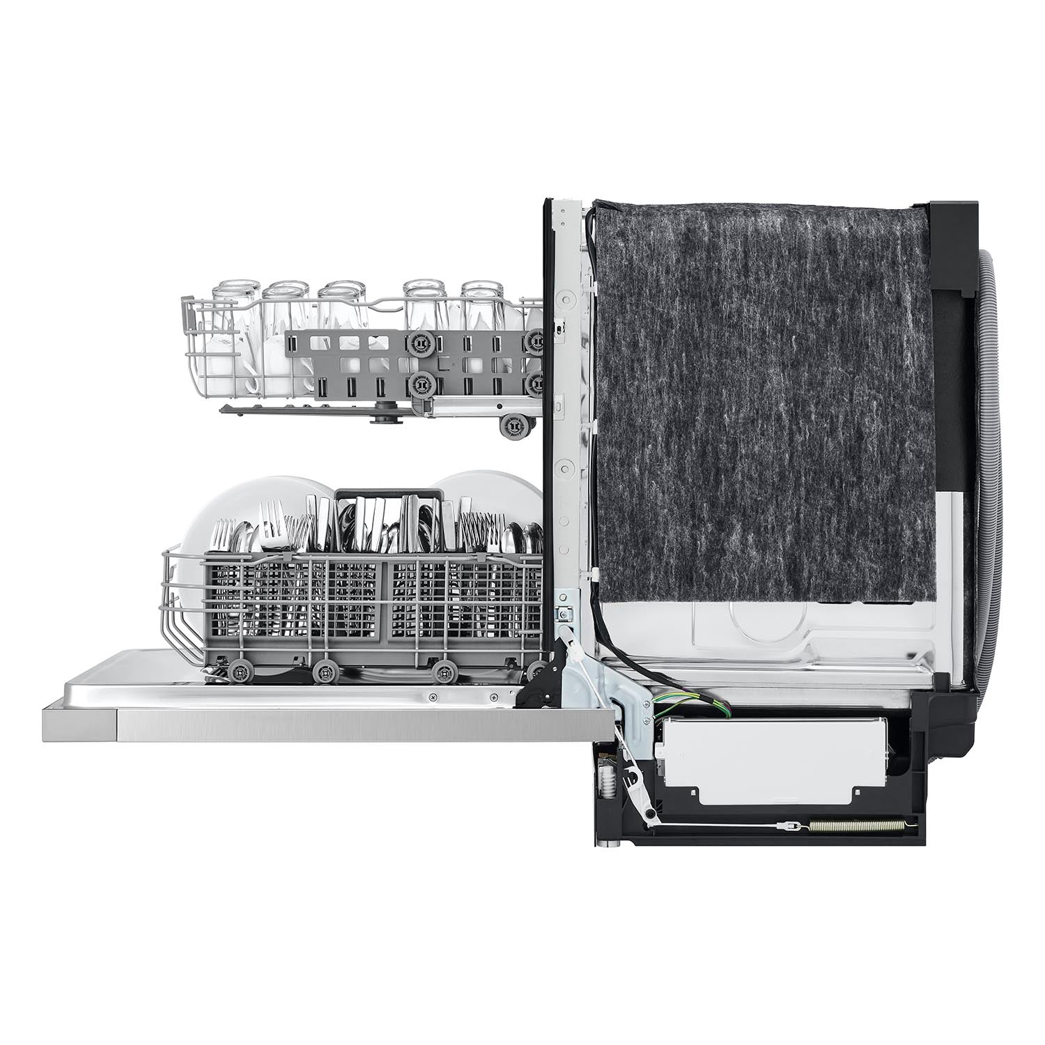 LG Platinum Steel Dishwasher with SenseClean(TM) and Dynamic Dry™ - LDFC2423V