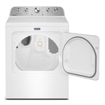 Maytag White Steam Electric Dryer (7.0 Cu. Ft.) with Pet Pro Option - YMED5605RW