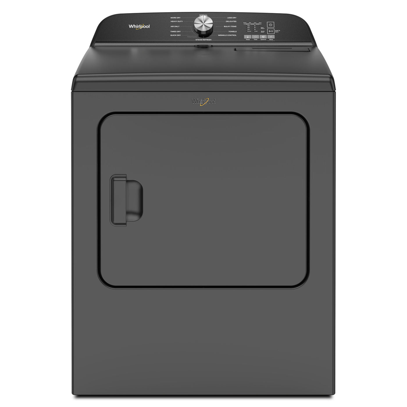 Whirlpool Volcano Black Electric Dryer (7.00 Cu Ft) - YWED6150PB