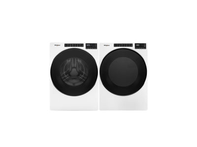 Whirlpool White Front-Load Washer (5.8 cu. ft.) & Electric Dryer (7.4 cu. ft.) - WFW6605MW/YWED6605MW