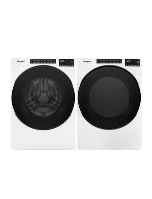 Whirlpool White Front-Load Washer (5.8 cu. ft.) & Electric Dryer (7.4 cu. ft.) - WFW6605MW/YWED6605MW