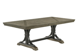 Yorkshire Extendable Dining Table - Warm Grey