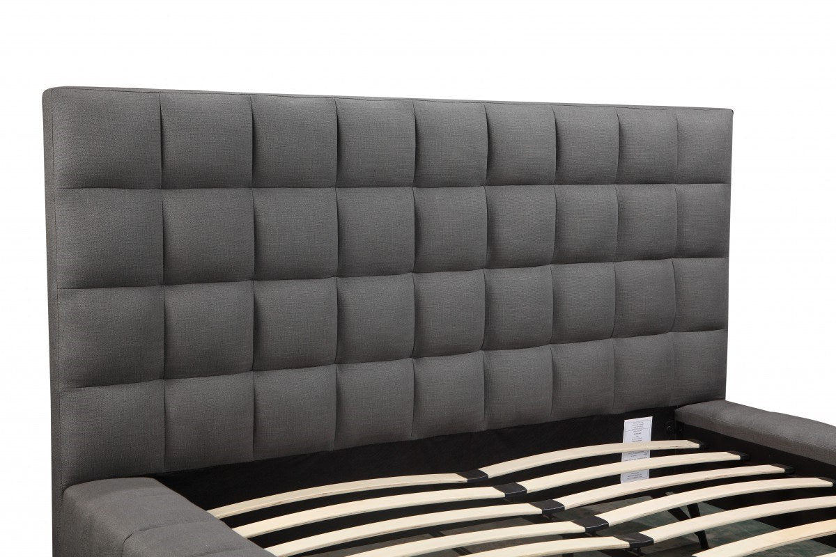 Reva 3-Piece King Bed - Grey