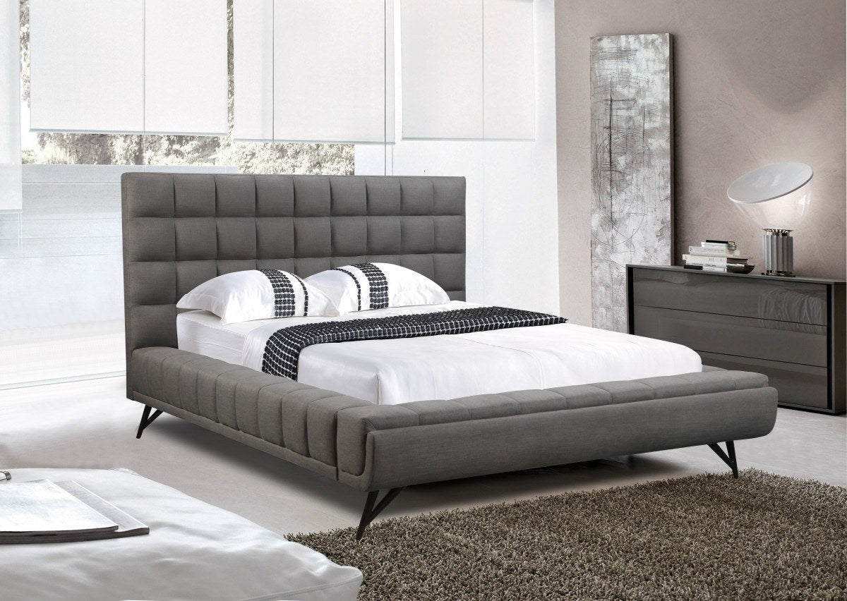 Reva 3-Piece King Bed - Grey