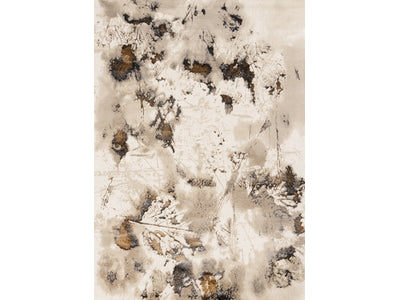 Autumn Drift 7'10" x 10'6" Distressed Foliage Area Rug - Light Brown, Beige