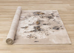 Autumn Drift 7'10" x 10'6" Distressed Foliage Area Rug - Light Brown, Beige
