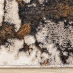 Autumn Drift 7'10" x 10'6" Distressed Foliage Area Rug - Light Brown, Beige