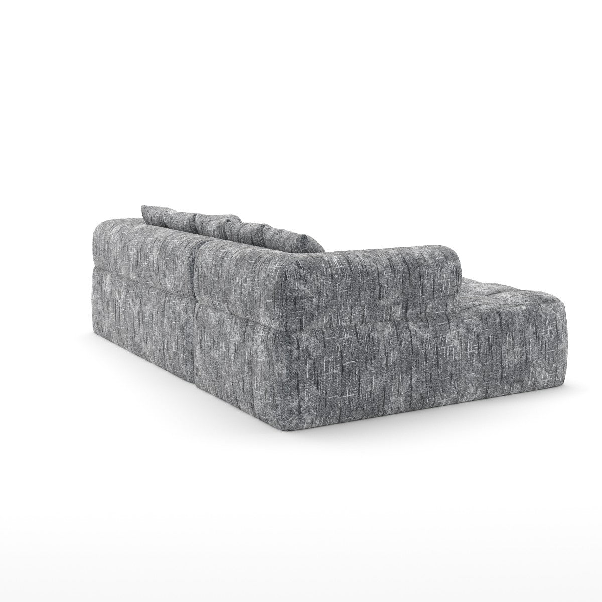 Maya All Foam Sectional - Grey