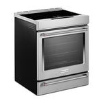 KitchenAid Stainless Steel Induction Slide-In Range with Air Fry (6.40 Cu Ft) - KSIS730PSS