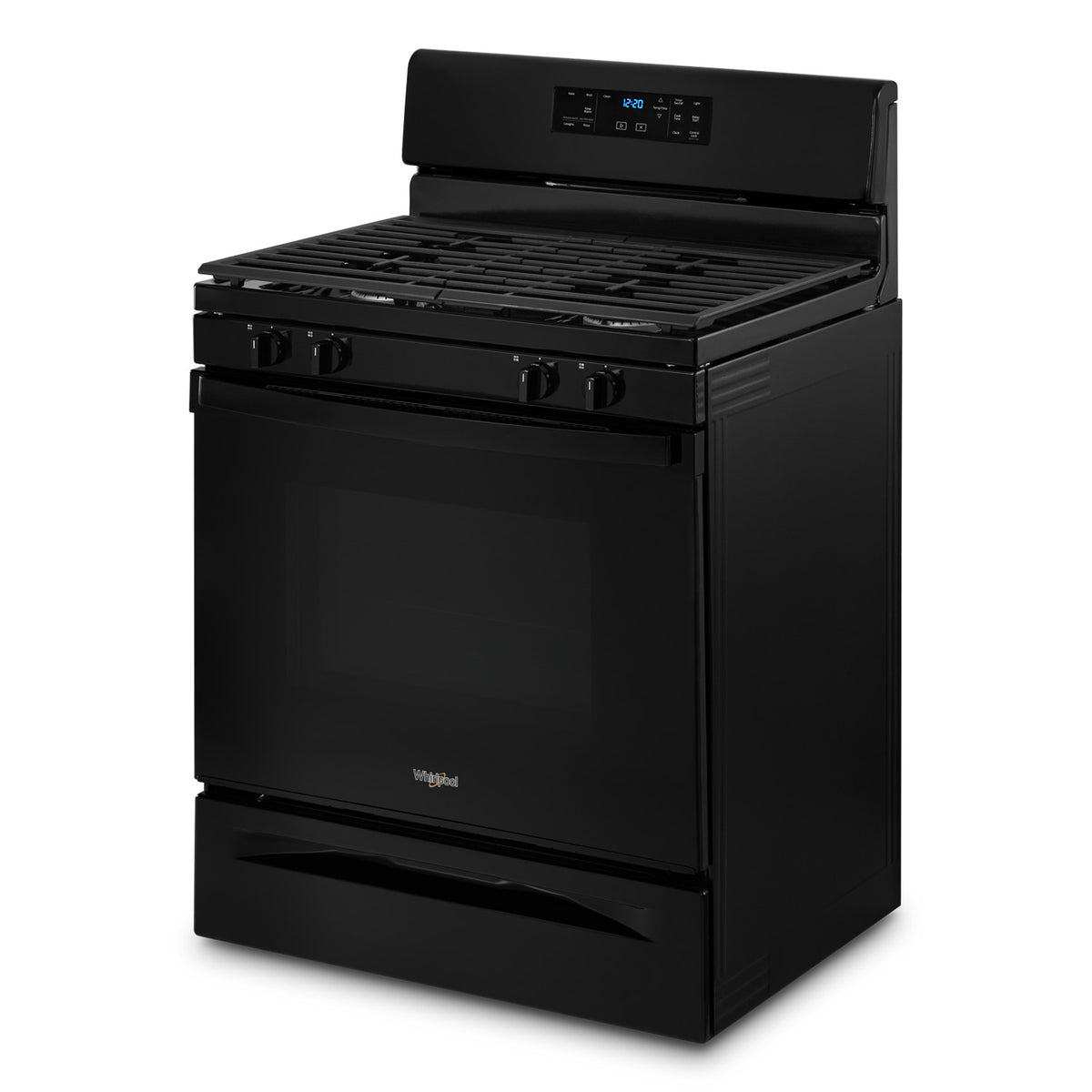 Whirlpool 30" Black Gas Range (5.00 Cu. Ft) - WFG515S0MB