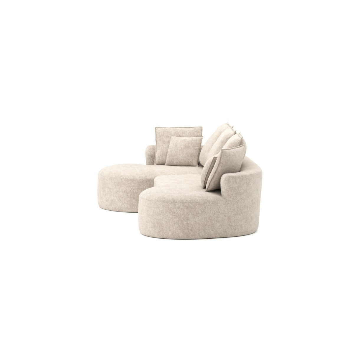 Ibiza All Foam Sectional - Beige