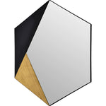 Nanny Mirror - Gold Leaf/Black