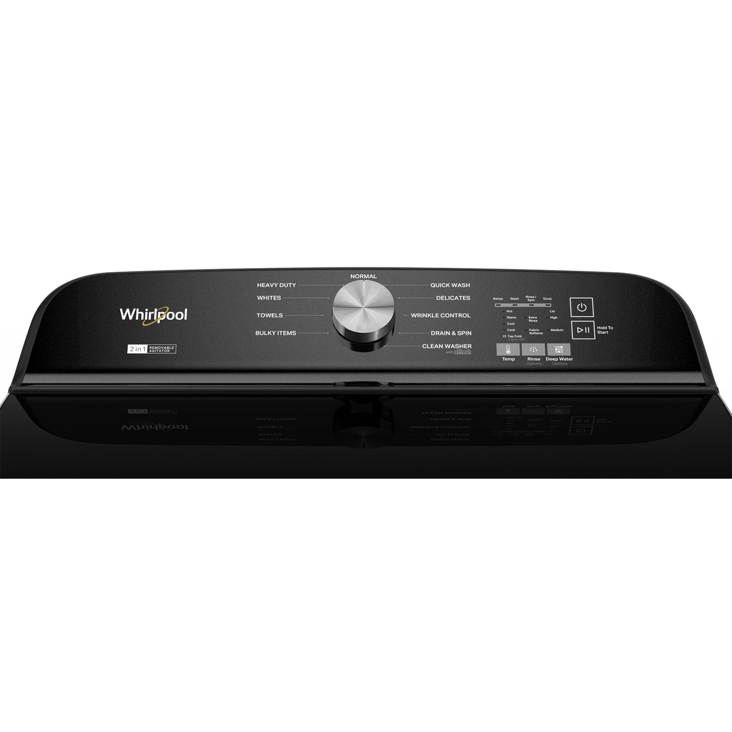 Whirlpool Volcano Black Top Load Washer (6.1 Cu Ft) - WTW6157PB