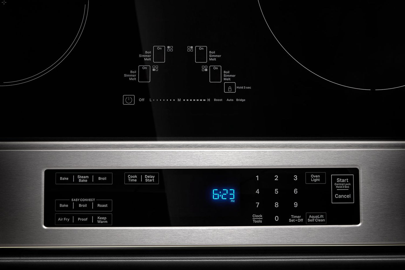 KitchenAid Stainless Steel Induction Slide-In Range with Air Fry (6.40 Cu Ft) - KSIS730PSS
