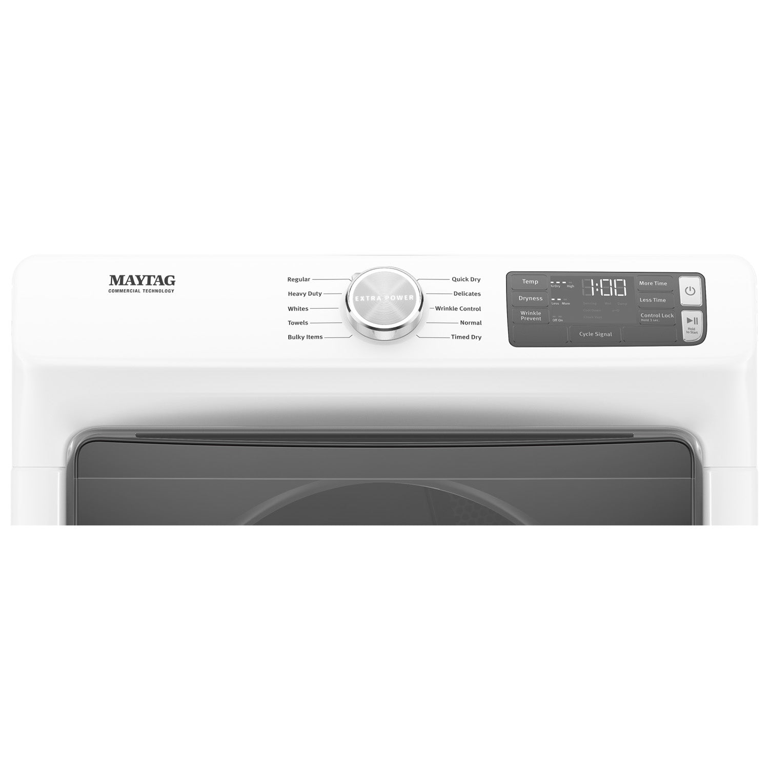 Maytag White Front-Load Washer (5.5 cu. ft.) & Gas Dryer (7.3 cu. ft.) - MHW6630HW/MGD5630HW
