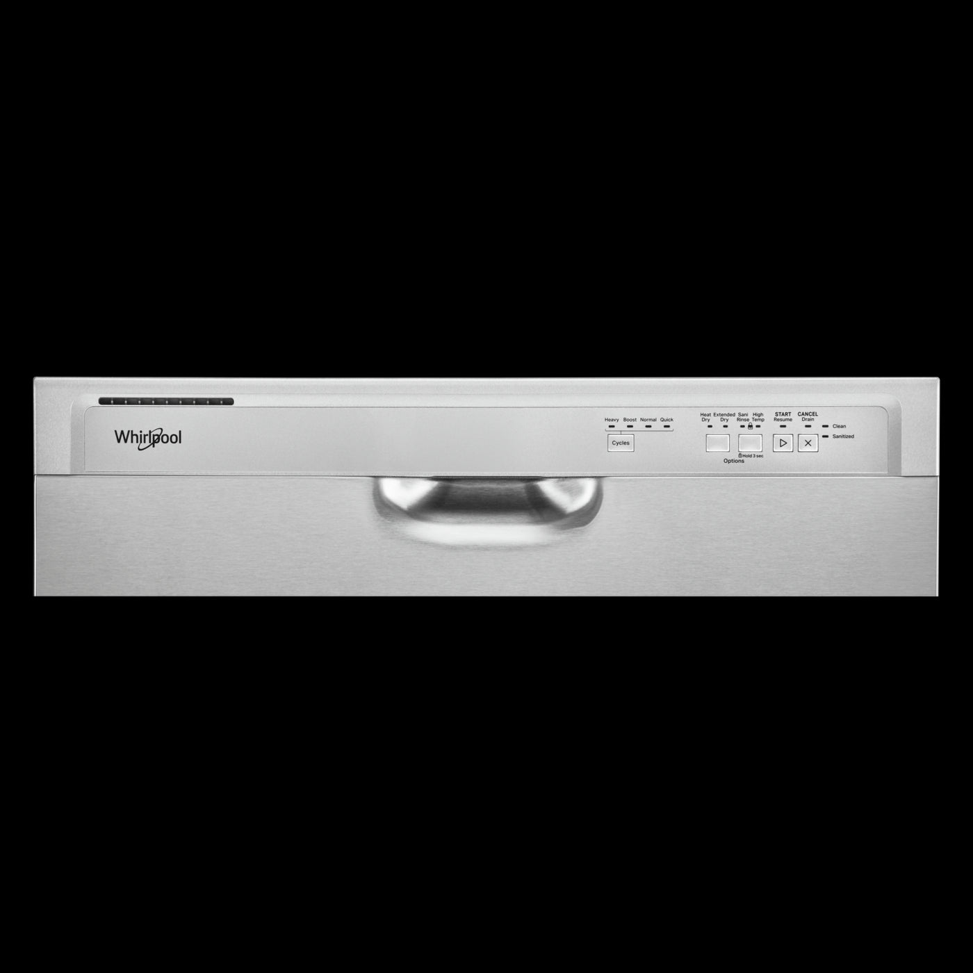 Whirlpool 24" Stainless Steel Dishwasher with Boost Cycle(57 dBA) - WDF341PAPM
