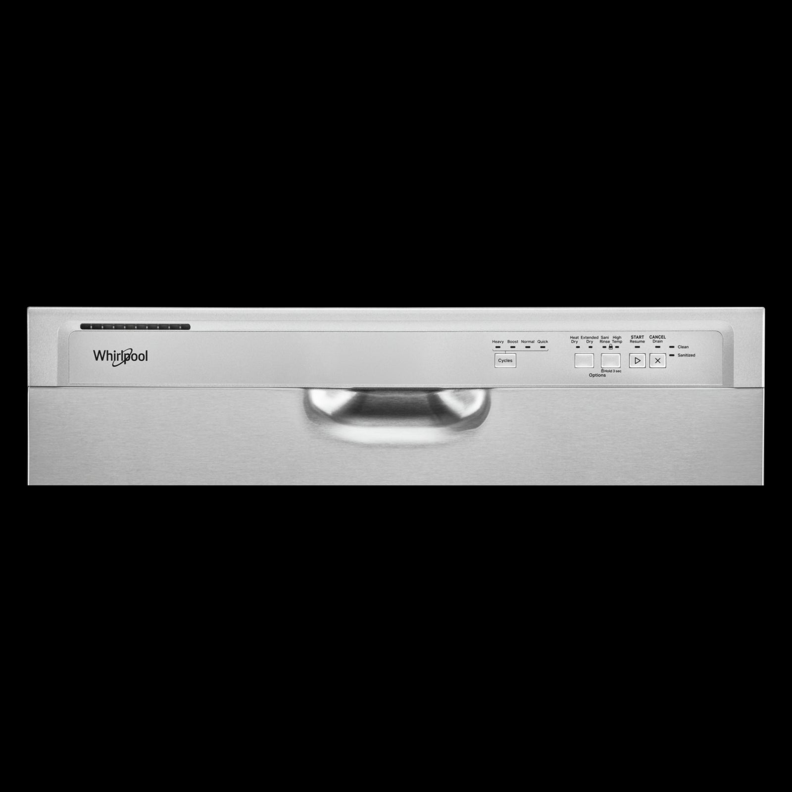 Whirlpool 24" Stainless Steel Dishwasher with Boost Cycle(57 dBA) - WDF341PAPM