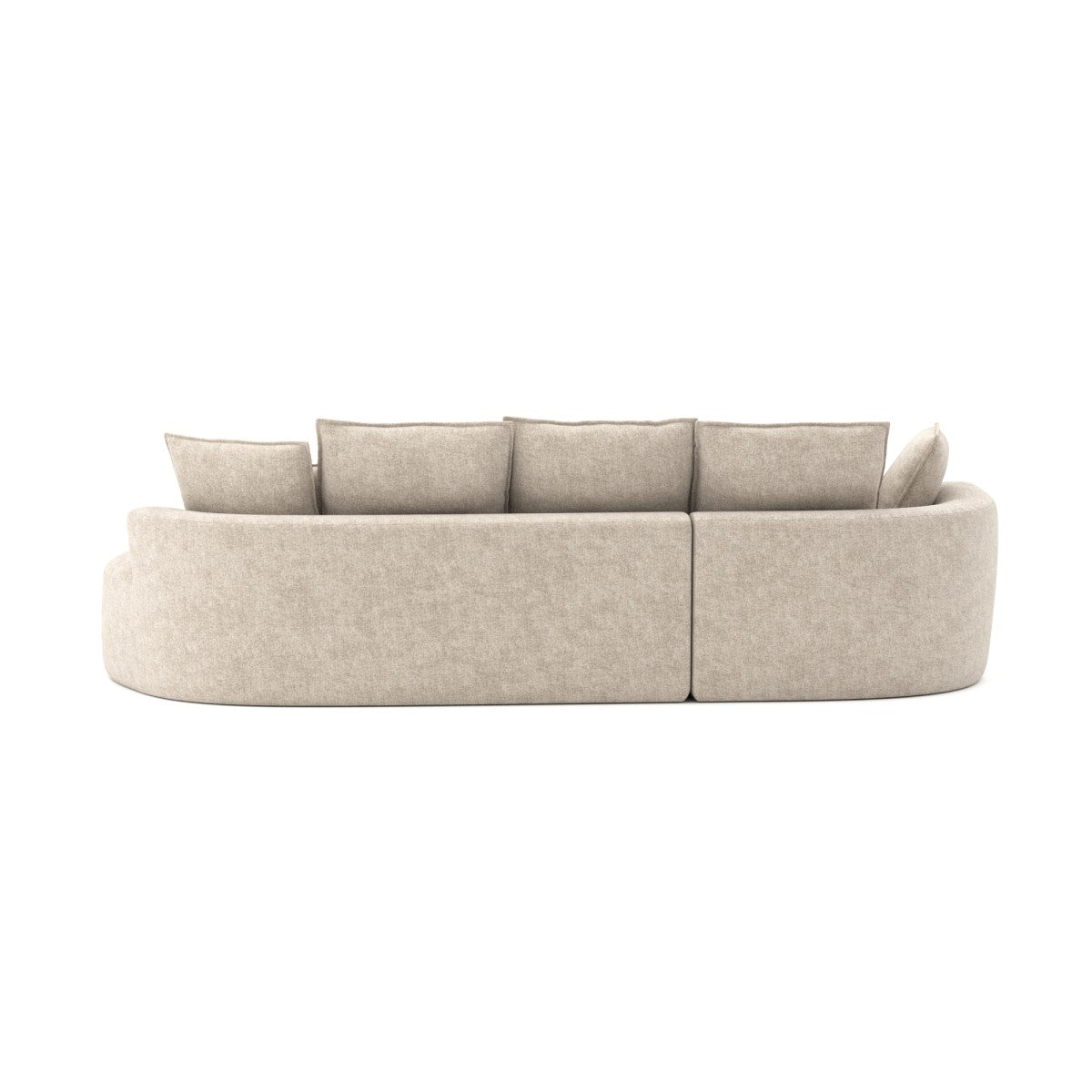 Ibiza All Foam Sectional - Beige