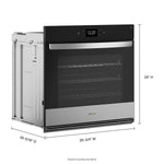 Whirlpool Fingerprint Resistant Stainless Steel Wall Oven (4.30 Cu Ft) - WOES7027PZ