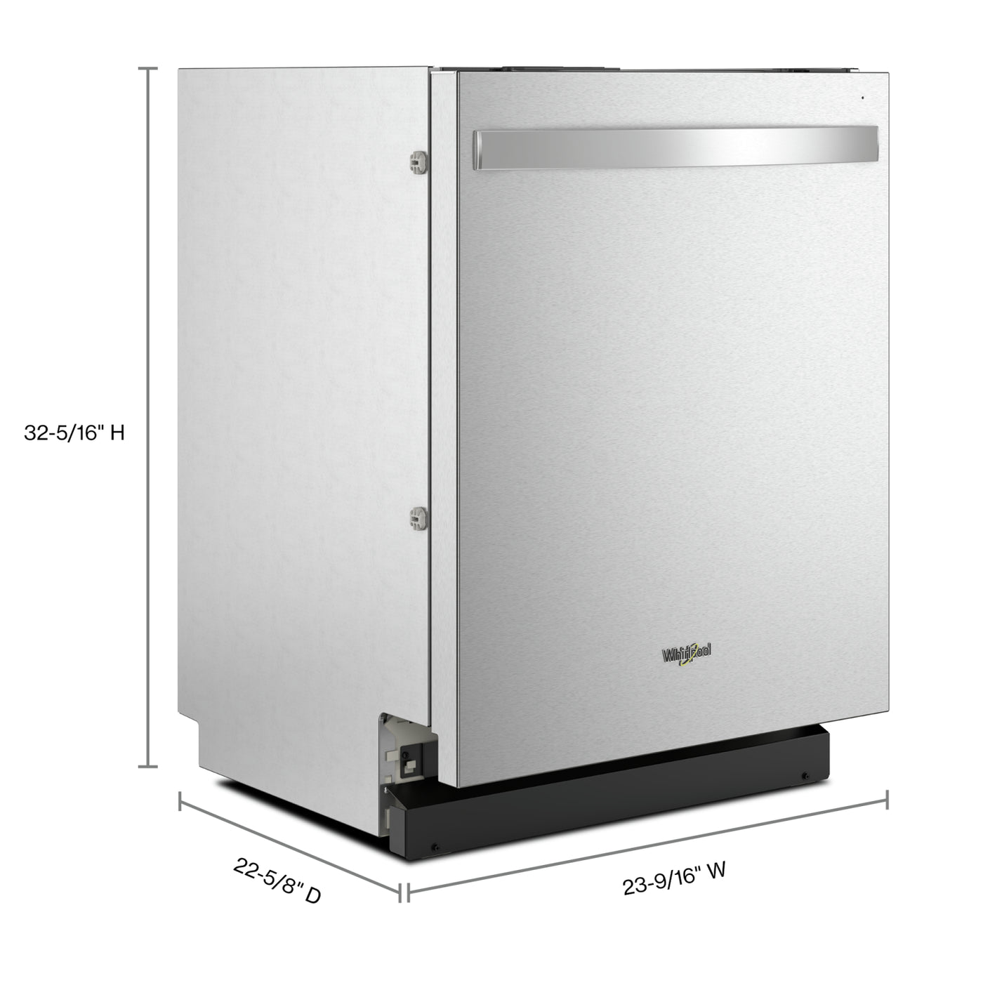 Whirlpool Fingerprint Resistant Stainless Steel Dishwasher (44 dBA) - WDT550SAPZ