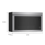 KitchenAid PrintShield Stainless Over-the-Range Microwave (1.10 Cu Ft) - YKMMF330PPS