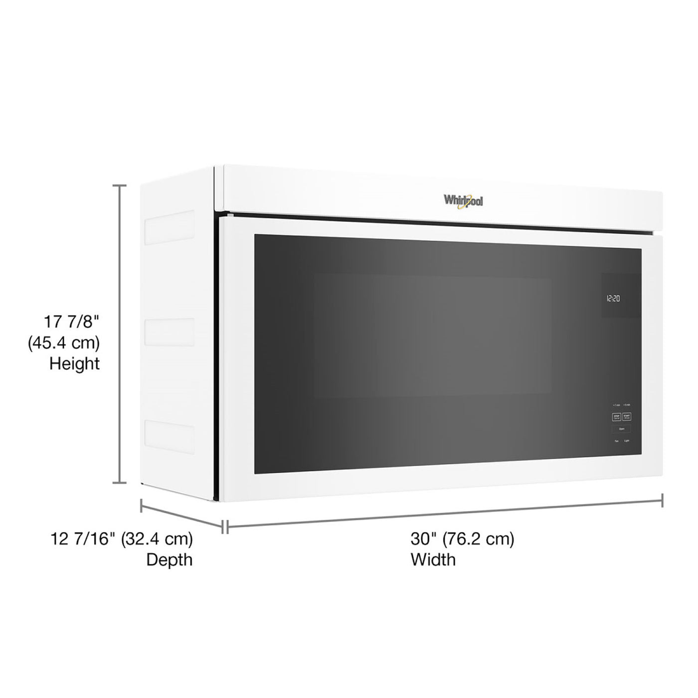 Whirlpool White Over-the-Range Microwave (1.10 Cu Ft) - YWMMF5930PW
