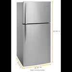 Whirlpool 30" 19.2 Cu. Ft. Stainless Steel Top-Freezer Refrigerator - WRT549SZDM