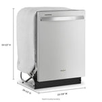 Whirlpool 24" Fingerprint Resistant Stainless Steel Dishwasher (55 dBA) - WDT540HAMZ