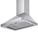 VICTORY Stainless Steel 30-Inch 600 CFM Wall Mount Range Hood - Elegant-30