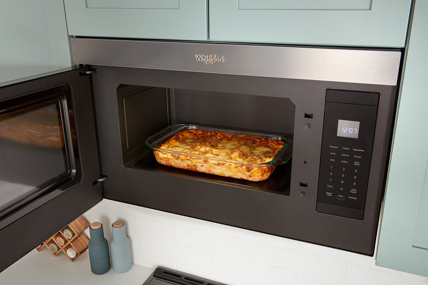 Whirlpool Fingerprint Resistant Stainless Steel Over-the-Range Microwave (1.10 Cu Ft) - YWMMF5930PZ