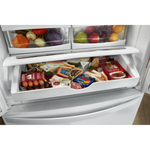 Whirlpool White Counter-Depth French Door Refrigerator (20 Cu. Ft.) - WRF540CWHW