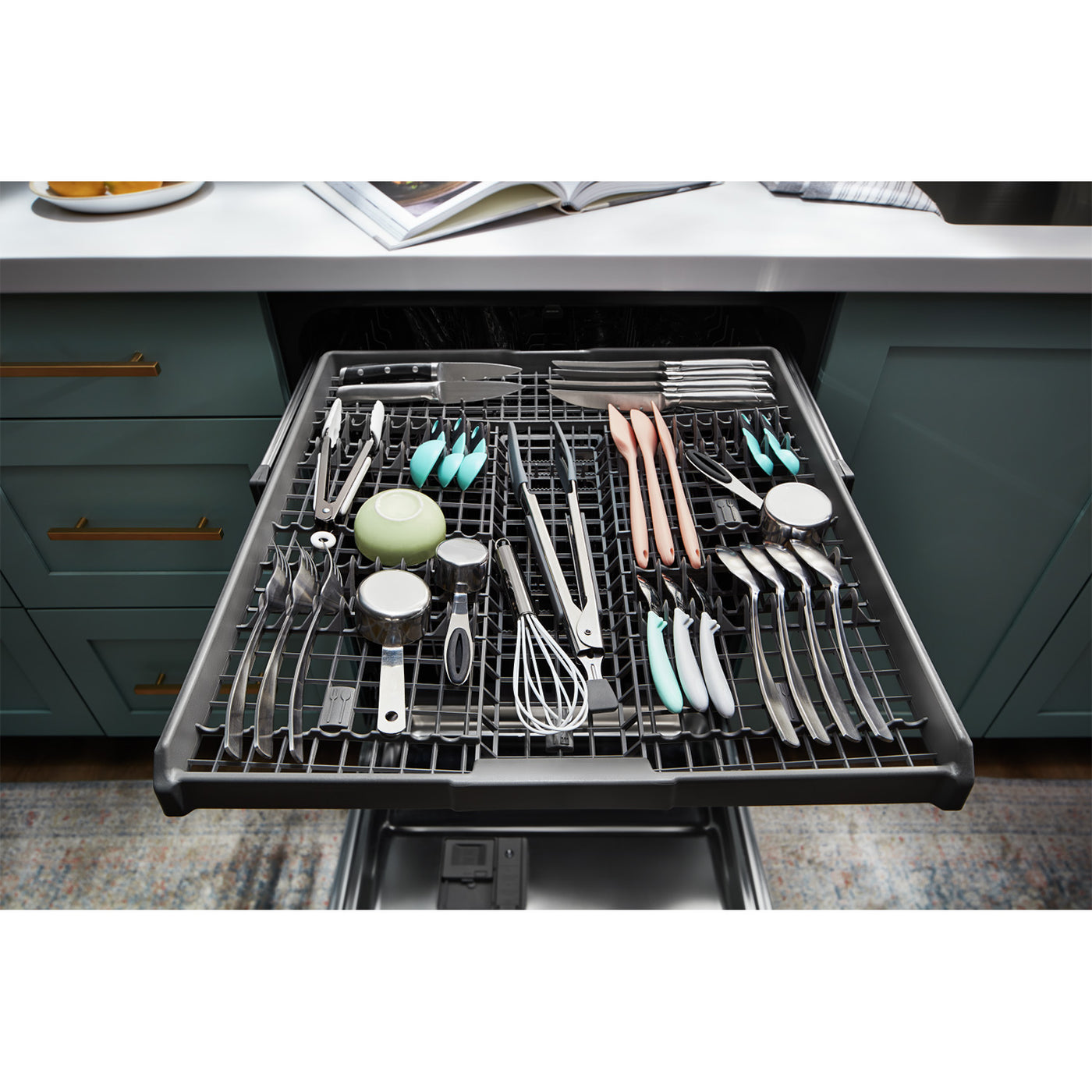 Whirlpool 24" Fingerprint Resistant Stainless Steel Dishwasher with 3rd Rack (51 dBA) - WDT730HAMZ