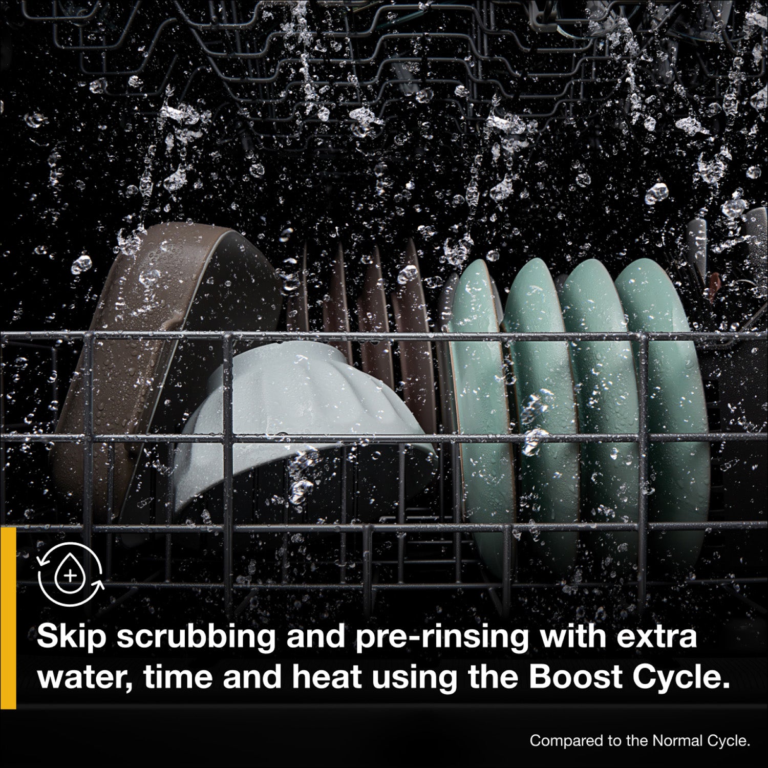 Whirlpool 24" Black Dishwasher (55 dBA) - WDP540HAMB