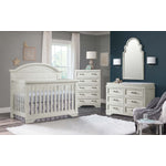 Foundry Arch Top Convertible Crib - White Dove