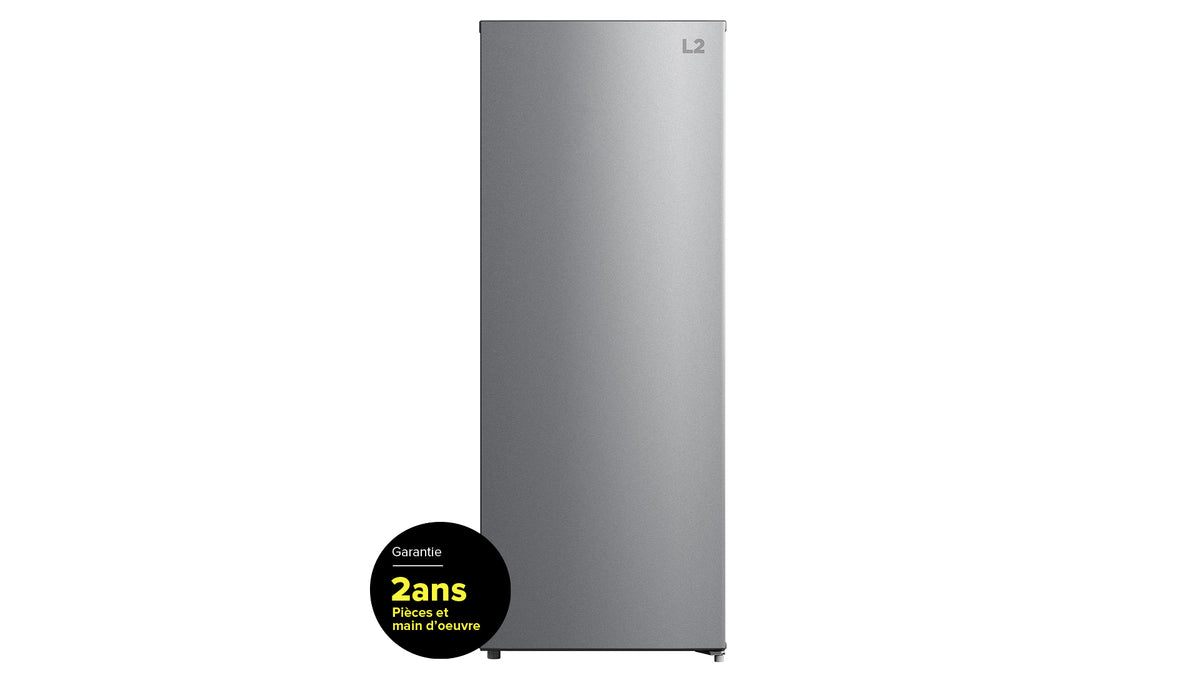 L2 Stainless Steel Upright Freezer and Convertible Fridge (6.9 Cu. Ft
