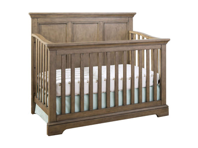Hanley Convertible Crib with Full Size Rails Package - Cashew