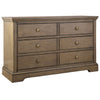 Hanley 6 Drawer Dresser - Cashew