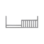 Hanley Convertible Crib with Toddler Guard Rail Package - Cloud