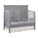 Hanley Convertible Crib with Toddler Guard Rail Package - Cloud