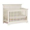 Hanley Convertible Crib with Full Size Rails Package - Chalk