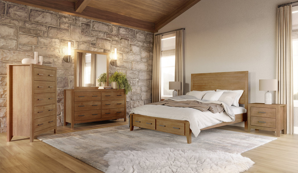 Palm Harbour Mirror - Rustic Natural