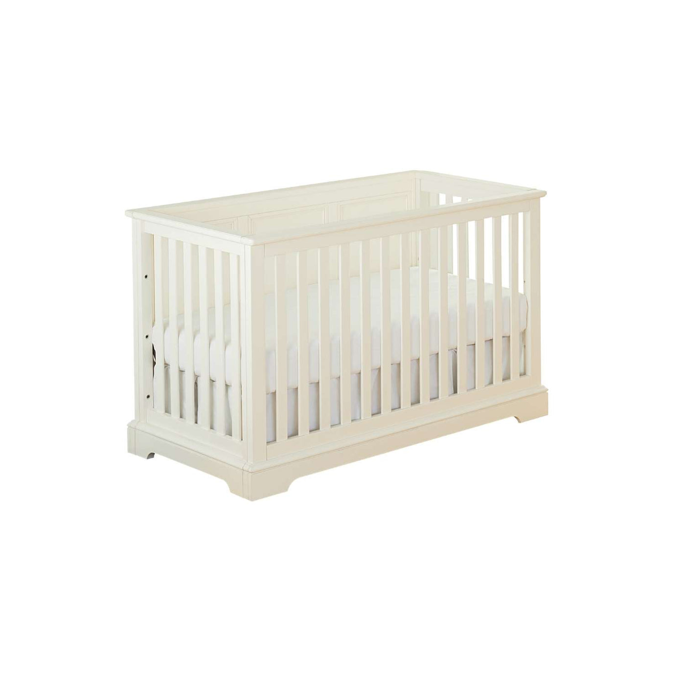 Hanley Cottage Crib with Toddler Guard Rail Package - Chalk