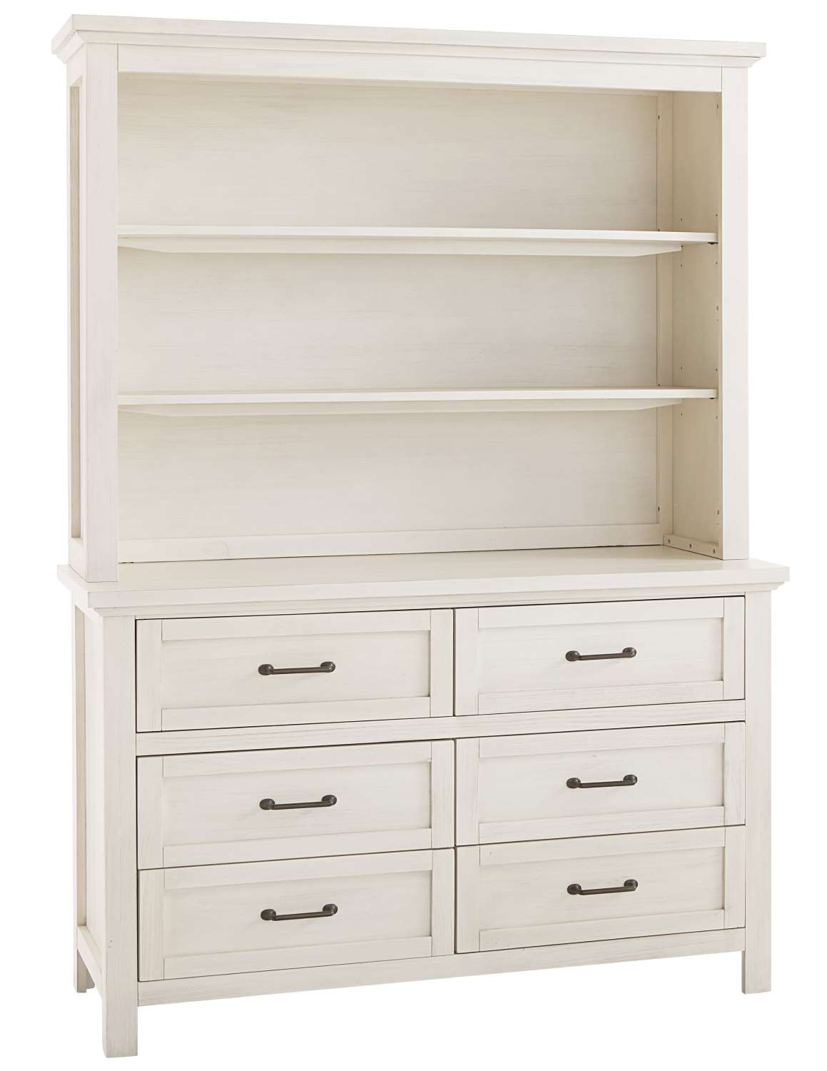 Westfield Hutch/Bookcase - Brushed White