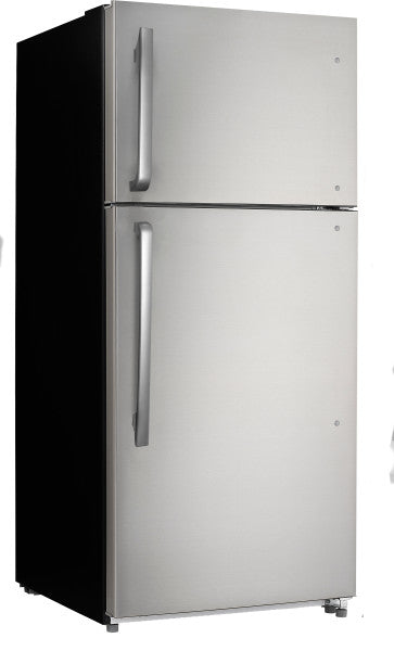 Danby 29.5" 18.1 Cu. Ft. Stainless Steel Top-Freezer Refrigerator - DFF180E2SSDB