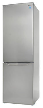 Danby 23.75" 10 Cu. Ft. Stainless Steel Compact Bottom-Freezer Refrigerator - DBMF100B1SLDB
