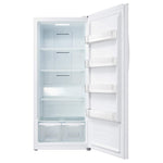 L2 White Upright Freezer and Convertible Fridge (21 Cu. Ft) - LRU21B6AWW