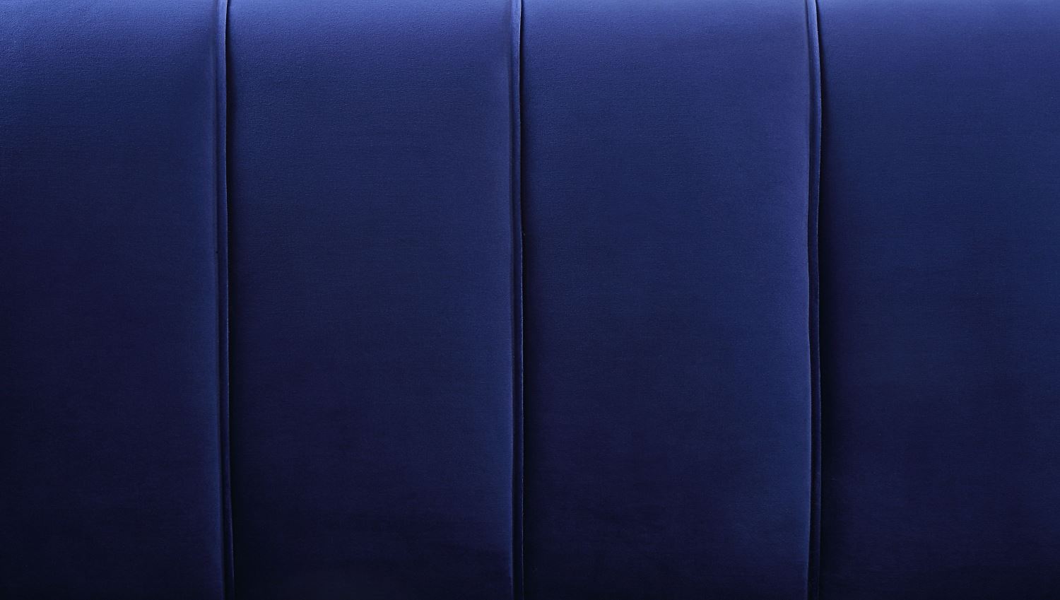 Bildud Velvet Sofa - Blue