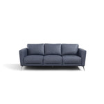 Goillet Italian Leather Sofa - Blue