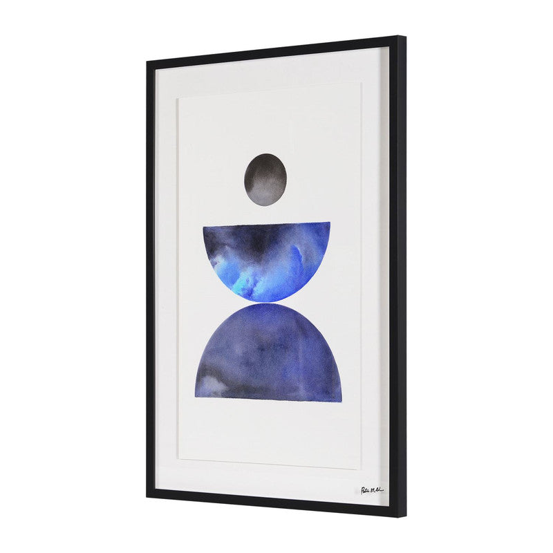 Yaz Wall Art - White/Blue